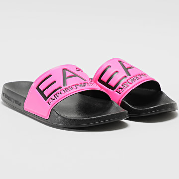 EA7 Emporio Armani - Claquettes Scarpe 7X000108-AF15118 Pink Fluo Black