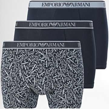 Emporio Armani - Set De 3 EM000371-AF10779 Boxer Azul Marino