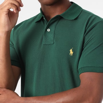 Polo Ralph Lauren - Polo Manica Slim Original Player Verde