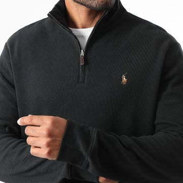 Polo Ralph Lauren - Sudadera Oxford cuello alto con cremallera Negro