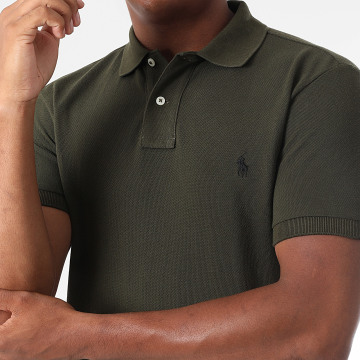 Polo Ralph Lauren - Polo manica corta Custom Slim Original Player Khaki Green