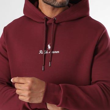 Polo Ralph Lauren - Sudadera con Logo Bordado Burdeos