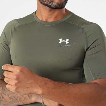 Under Armour - Tee Shirt Compression 1361518 Vert Kaki Foncé