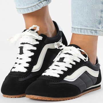 Vans - Zapatillas Super Lowpro D83BZW1 Lace Negro Blanco Mujer