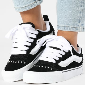 Vans - Sneakers Knu Skool Donna D75Y28 Strass Nero Bianco