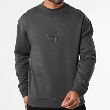 BOSS - Sweat Crewneck BB Patch 50545529 Gris Anthracite