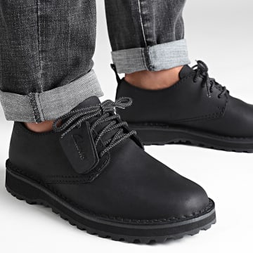 Clarks - Chaussures Solsbury Lace Black Leather