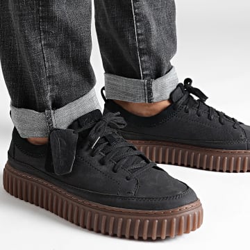 Clarks - Chaussures Torhill Lace Black Nubuck