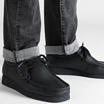 Clarks - Chaussures Wallabee Evo Black Leather