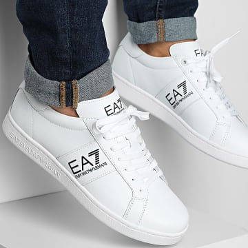 EA7 Emporio Armani - Baskets 7X000332-AF10848 Blanco Negro Detalles