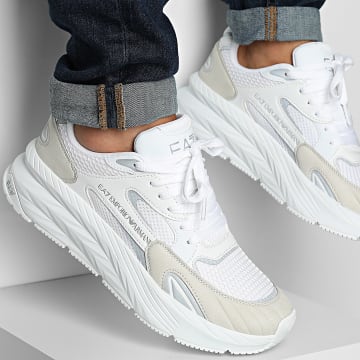 EA7 Emporio Armani - Baskets 7X000342-AF18617 Triple Blanco Plata