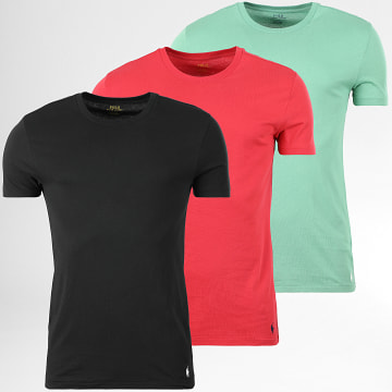 Polo Ralph Lauren - 3er-Pack Original Player T-Shirts Grün Rot Schwarz