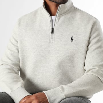 Polo Ralph Lauren - Sudadera con cremallera Original Player Gris jaspeado