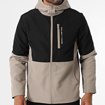 PXP - Veste Zippée Capuche 2533184 Beige Noir