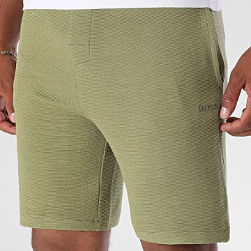 BOSS - Pantaloncini da jogging a costine 50509326 Khaki green
