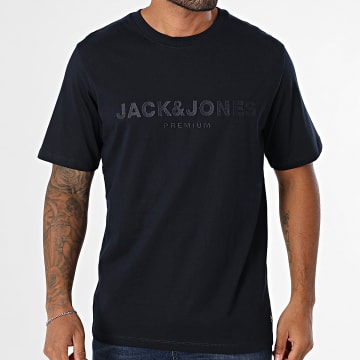 Jack And Jones - Marineblauw trouw T-shirt