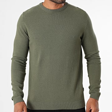 JJREBEL - Maglione Callum verde kaki