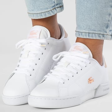 Lacoste - Baskets Femme Carnaby Cup 225 White Light Pink
