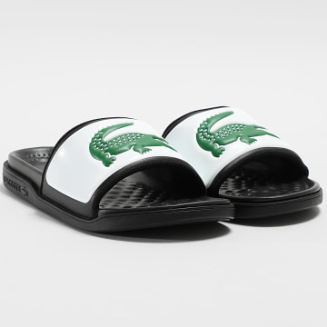 Lacoste - Claquettes Serve Slide DS 225 Black White