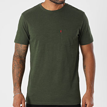 Levi's - Tee Shirt Pocket 19342 Dark Khaki Green