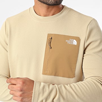 The North Face - Sweat Crewneck Waffle Kecha A8CS9 Beige Camel