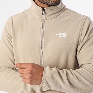 The North Face - Veste Polaire Zippée Glacier Fleece A8D0R Beige