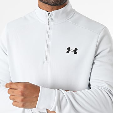 Under Armour - Sweat Col Zippé Armour Fleece 1373358 Gris Clair
