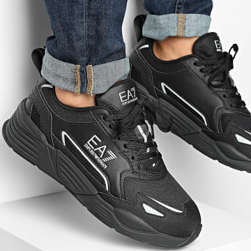 EA7 Emporio Armani - Baskets 7X000308-AF18447 Triple Negro Plata