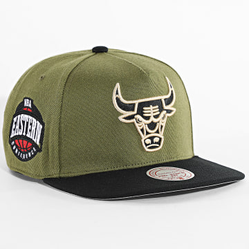 Mitchell and Ness - Chicago Bulls Snapback Cap HP13207-CBU Caqui Verde Negro