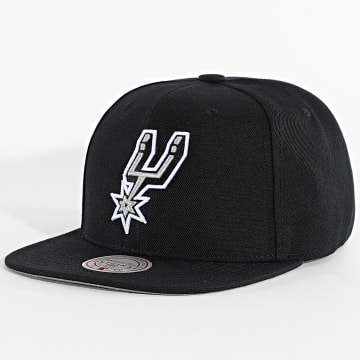 Mitchell and Ness - Gorra Snapback San Antonio Spurs HHSS3256-SAS Negra