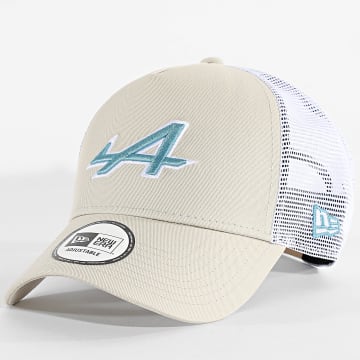 New Era - Casquette Trucker Seasonal Alpine 60684541 Beige Blanc