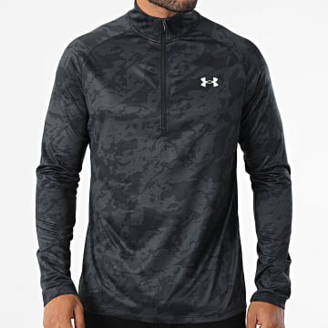 Under Armour - Camiseta de manga larga con cremallera Tech 2.0 1328495 Gris antracita