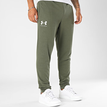 Under Armour - Pantalón de chándal UA Rival Terry 1380843 Verde caqui