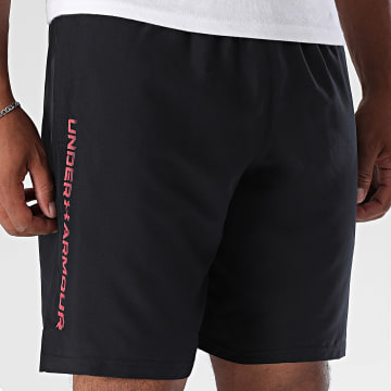 Under Armour - Pantaloncini da jogging UA TechWoven Wordmark 1383356 Nero