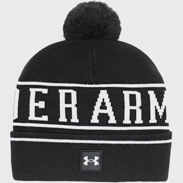 Under Armour - Beanie 1386634 Black White