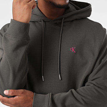 Calvin Klein - Sweat Capuche 297G Vert Kaki