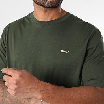 HUGO - Tee Shirt Dero 222 50466158 Vert Kaki