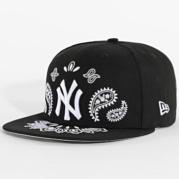 New Era - Snapback-Cap 59Fifty NY Yankees 60691178 Schwarz Weiß Grau Bandana