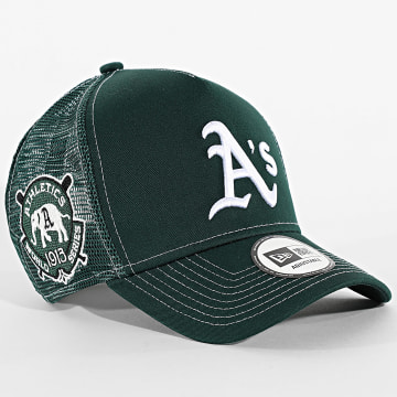 New Era - Casquette Trucker Oakland Athletics 60691255 Vert Foncé