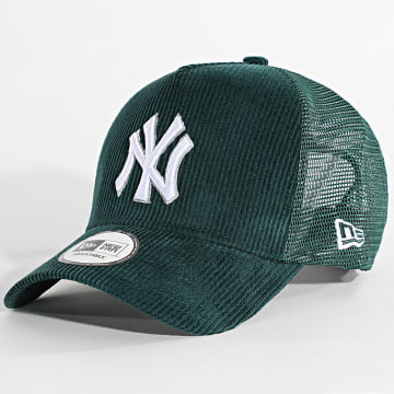 New Era - Casquette Trucker Côtelée NY Yankees 60691236 Vert Foncé