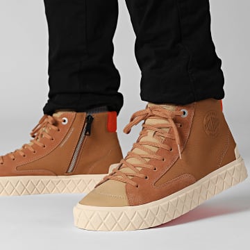 Palladium - Cestini Montantes Palla Ace Chukka 74320 Marrone Scuro FireCracker