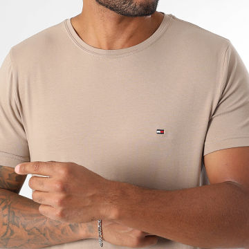 Tommy Hilfiger - Slim Stretch Tee Shirt 0800 Beige