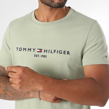 Tommy Hilfiger - Tee Shirt Slim Logo 1797 Light Green