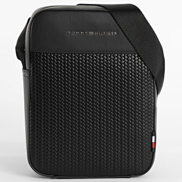 Tommy Hilfiger - Sacoche Woven Mini Reporter 3661 Noir