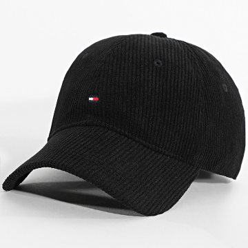 Tommy Hilfiger - Gerippte Mütze Flag 6 Panel Cord '85 3583 Schwarz