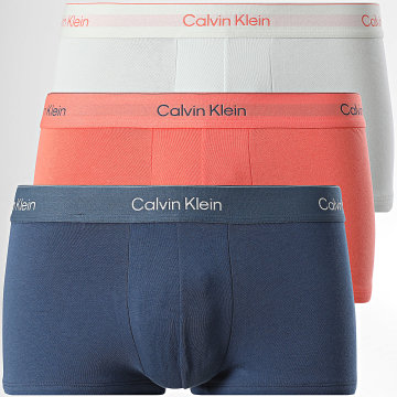 Calvin Klein - Lote de 3 calzoncillos naranja menta azul marino 4389