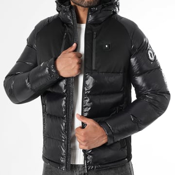 Comme Des Loups - Doudoune Capuche Brillante Chauffante Andorre Noir