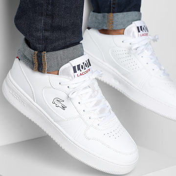 Lacoste - Baskets L001 Set 225 Blanco Azul Marino Rojo