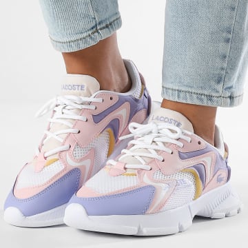 Lacoste - L003 Neo 225 Rosa Claro Blanco Zapatillas Mujer