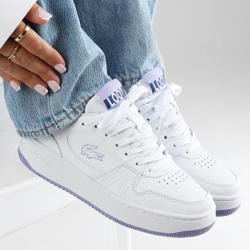 Lacoste - Baskets Femme L001 Set 225 White Purple